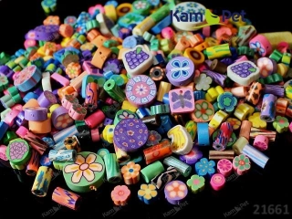 Fimo korálky kreativní sada 5-30mm MIX